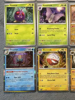 Pokemon Cards Lot SV 151 Rare Holos Chansey Machamp Kabutops Electrode Omastar + - Image 4