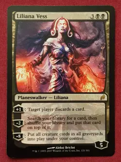 Magic The Gathering LORWYN LILIANA VESS black card MTG - Image 1