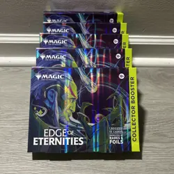 5x Edge of Eternities Collector Booster Pack- MAGIC THE GATHERING(5 Packs total) - Image 1