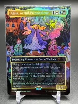 MTG Alela, Artful Provocateur 1630 Secret Lair Drop 2024 Full Art Mythic Foil - Image 1
