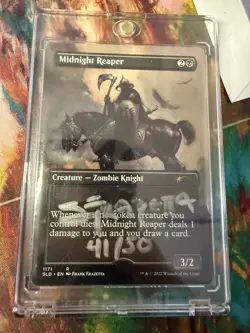 Midnight Reaper Borderless Secret Lair Artist Proof MTG AP Signed Sara Frazetta - Image 1