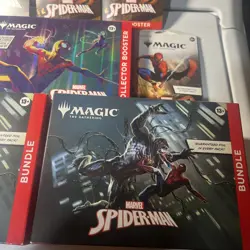 (8)Magic The Gathering MTG Marvel's Spider-Man-2 BUNDLE/1 COLLECTOR BUNDLE/5 PKS - Image 4