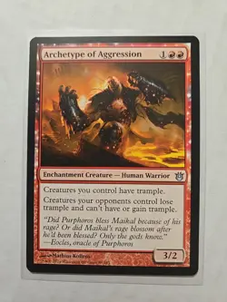 Archetype of Aggression - Born of the Gods - LP - Uncommon - Creature - MTG - Image 1