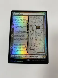 Urza's Saga (Showcase) Modern Horizons 2 Foil Shadow Signed By The Artist - Image 1