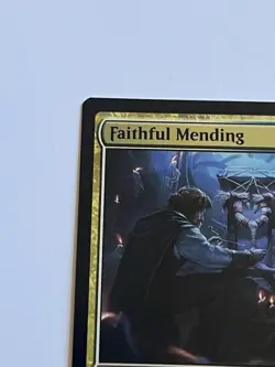 Faithful Mending 221 MTG Innistrad Midnight Hunt 2021 Mint - 9.0 + Non Foil - Image 5