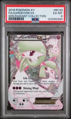 2016 POKEMON XY GENERATIONS RADIANT COLL #RC30 FULL ART/GARDEVOIR EX PSA 6 - Image 1