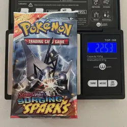 (VERY HEAVY) 22.53g Pokemon TCG Surging Sparks Booster Pack (SEALED)✅ - Image 1