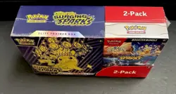 Pokemon Surging Sparks Elite Trainer Box and Booster Bundle Costco, 2-Pack - Image 2