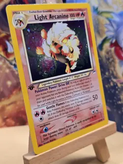 Light Arcanine - 12/105 - Holo Rare -🔥 1st Edition🔥 Pokemon - Image 3