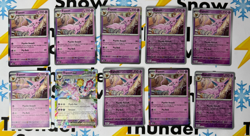 ⚡❄ Pokemon Lot of 10 Espeon holo Prismatic Evolutions We Combine 🛳 🇺🇸 #127 - Image 1