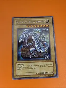 Blue-Eyes White Dragon (Power of Chaos: Kaiba the Revenge) PCK-001 Yu-Gi-Oh! LP - Image 2