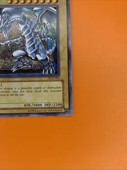 Blue-Eyes White Dragon (Power of Chaos: Kaiba the Revenge) PCK-001 Yu-Gi-Oh! LP - Image 4