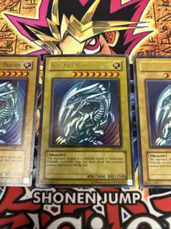 Blue Eyes White Dragon SDK-001 ULTRA LP/NM X3 - PLAYSET + MORE - Image 3