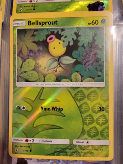 Reverse Holo Foil Bellsprout # 1/145 Guardians Rising Set Pokemon Cards NM/MINT - Image 3