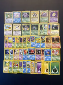 HUGE Lot of (50) WOTC Vintage Pokemon Cards Holo 1st Edition Shadowless LP AVG - Image 1
