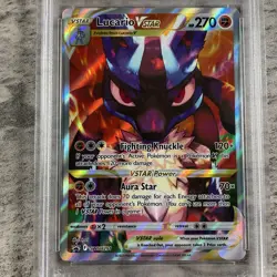 Lucario VSTAR SWSH291 SWSH: Sword & Shield Promo Cards Holo PSA 9 - Image 3