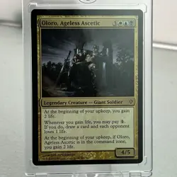 MTG CardOloro, Ageless Ascetic Commander 2013 Regular Card 203/356 LP Condition - Image 1