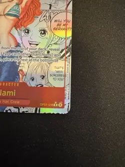 One Piece Trading Card Game Nami Manga Alt Art Rare PRB-01 English OP01-016 NM - Image 2