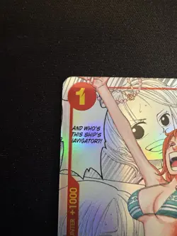 One Piece Trading Card Game Nami Manga Alt Art Rare PRB-01 English OP01-016 NM - Image 4