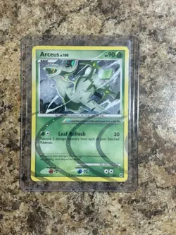 Pokemon TCG Arceus Card Holo Grass Type LV. 100 AR2 Arceus 2009 - Image 1