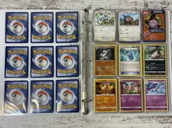 Pokemon Card Collection Binder Lot 5 Pages Holo Modern LP/NM Vintage MP - Image 2