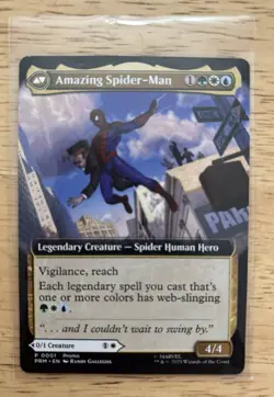 2025 NYCC MTG Spiderman Welcome Deck 4 Boxes With 2-sided Promo Card - Image 3