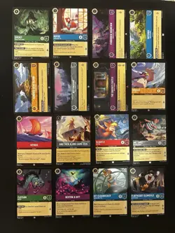 (42) Disney Lorcana TCG Into The Inklands Cards No Duplicates Lot - Image 1