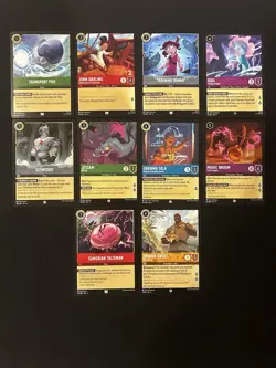 (42) Disney Lorcana TCG Into The Inklands Cards No Duplicates Lot - Image 4