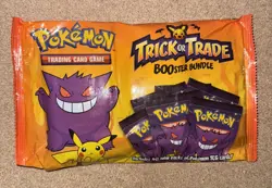 Pokemon TCG Trick or Trade BOOster Bundle 40 Mini Packs Halloween Cards SEALED 820650850783 - Image 1