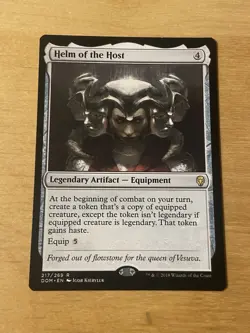 Mint/Near-Mint, English - 1 x MTG Helm of the Host Dominaria - Image 1