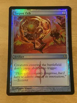 Magic The Gathering TORPOR ORB FOIL New Phyrexia NM Near Mint - Image 1