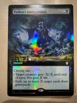 MTG - Erebos's Intervention Extended FOIL - Theros Beyond Death - NM - Image 1
