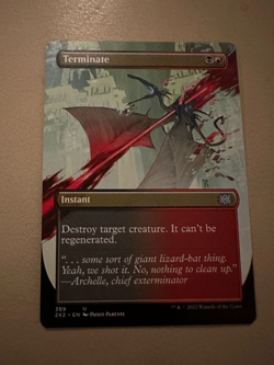 MTG - Terminate Borderless - Double Masters 2022 - NM - Image 1