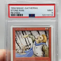 MTG - Revised - Stone Rain - Graded - PSA 9 - Image 3