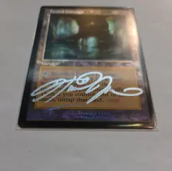 signed Fabled Passage - Foil - Retro Frame Promo Near Mint, English Misc Promos - Image 2