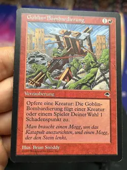 GERMAN FBB Goblin Bombardment • Tempest • MTG (2090) - Image 1