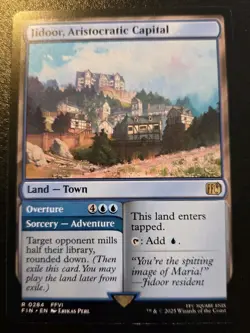 Jidoor, Aristocratic Capital 0284 Rare Final Fantasy Magic: The Gathering - Image 1