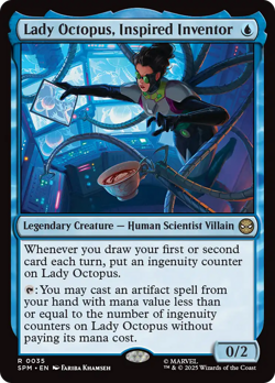 Lady Octopus, Inspired Inventor #35 | Near Mint | Marvel's Spider-Man Magic MTG - Image 1