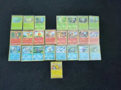 Pokemon 25th Anniversary McDonalds Promo Lot Non-Holo 24/25 Missing Turtwig - Image 1