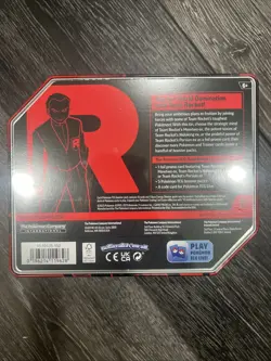 Pokemon TCG Destined Rivals Team Rocket Tin Mewtwo EX BRAND NEW SEALED IN HAND! - Image 2