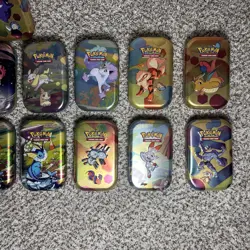Pokemon Mini Tins Empty Lot of 17 Tins Only No Cards No Packs - Image 4