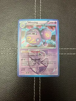 Pokemon TCG - Weezing - 58/135 - Plasma Storm - MP/LP Holo Rare (2012) - Image 1