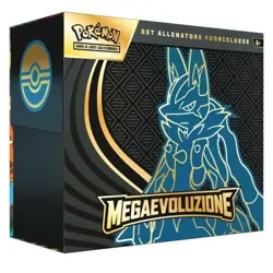 Pokemon Set Allenatore Fuoriclasse Elite Trainer Box Megaevoluzione Lucario ITA - Image 1