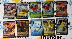 ⚡❄ Pokemon Lot of 10 EX GX FA Holo Reverse +++++ We Combine 🛳 🇺🇸 #136 - Image 1