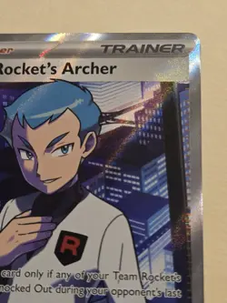 Team Rocket's Archer 223/182 Sv10: Destined Rivals Full Art Trainer Pokemon TCG - Image 2