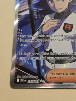 Team Rocket's Archer 223/182 Sv10: Destined Rivals Full Art Trainer Pokemon TCG - Image 4
