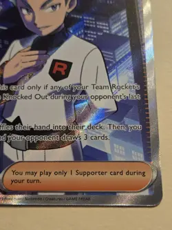 Team Rocket's Archer 223/182 Sv10: Destined Rivals Full Art Trainer Pokemon TCG - Image 5