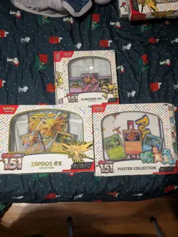Lot 3 Pokemon TCG Scarlet & Violet 151 Collection Boxes (Alakazam ex, Zapdos ex, - Image 1