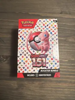 Pokemon TCG Scarlet & Violet 151 Booster Bundle 6 Packs, Factory-Sealed - Image 1