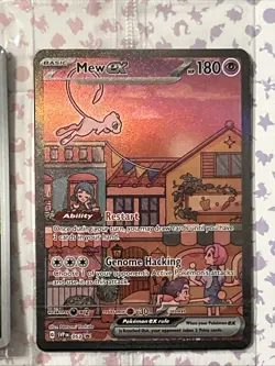 Mew ex SVP 053 Pokemon TCG 151 Black Star Promo Full Art And Snorlax Sealed - Image 2